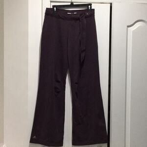 Adidas plum M 4 way stretch workout pants worn 1x